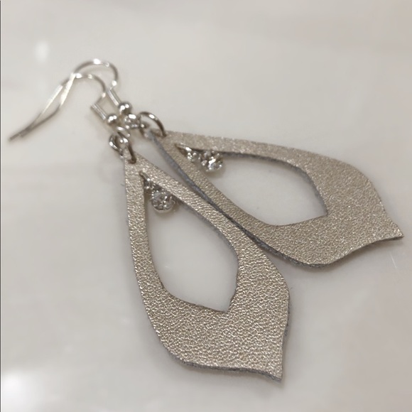 Indigo Iris Jewelry - Genuine Leather Earrings